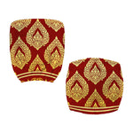 Traditional Thai Pattern Print Office Chair Cover