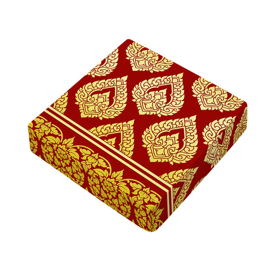 Traditional Thai Pattern Print Outdoor Seat Cushion Cover