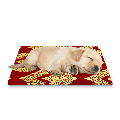 Traditional Thai Pattern Print Pet Cooling Mat Cover