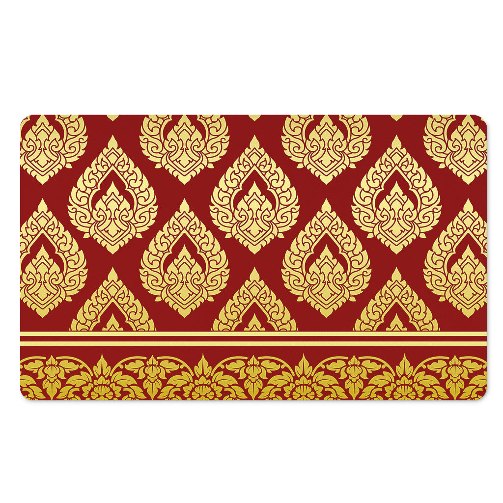 Traditional Thai Pattern Print Polyester Doormat