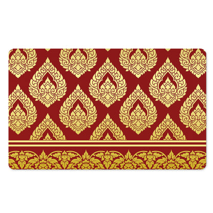 Traditional Thai Pattern Print Polyester Doormat