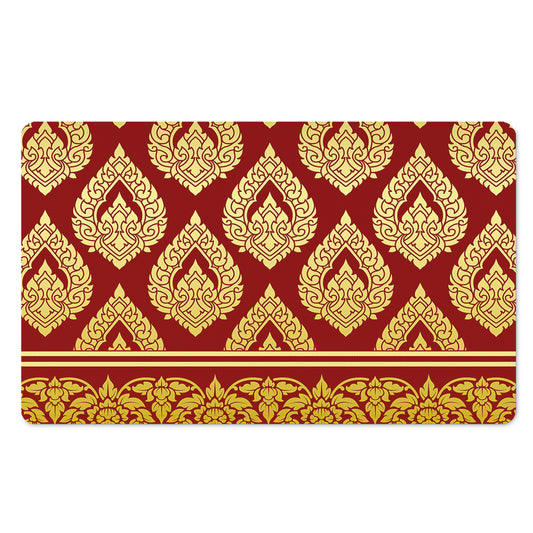 Traditional Thai Pattern Print Polyester Doormat