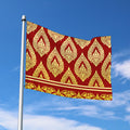 Traditional Thai Pattern Print Polyester Flag