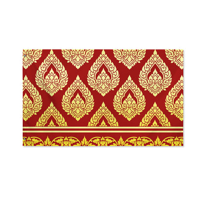 Traditional Thai Pattern Print Polyester Flag