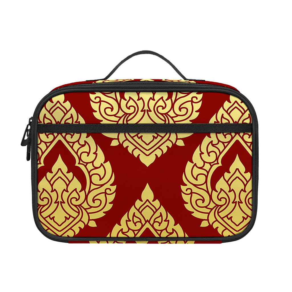 Traditional Thai Pattern Print Portable Lunch Bag