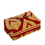 Traditional Thai Pattern Print Rectangle Tissue Box Cover