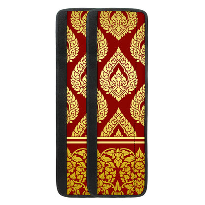Traditional Thai Pattern Print Refrigerator Handle Covers