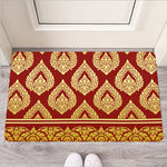 Traditional Thai Pattern Print Rubber Doormat