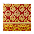 Traditional Thai Pattern Print Silk Bandana