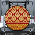 Traditional Thai Pattern Print Tire Cover
