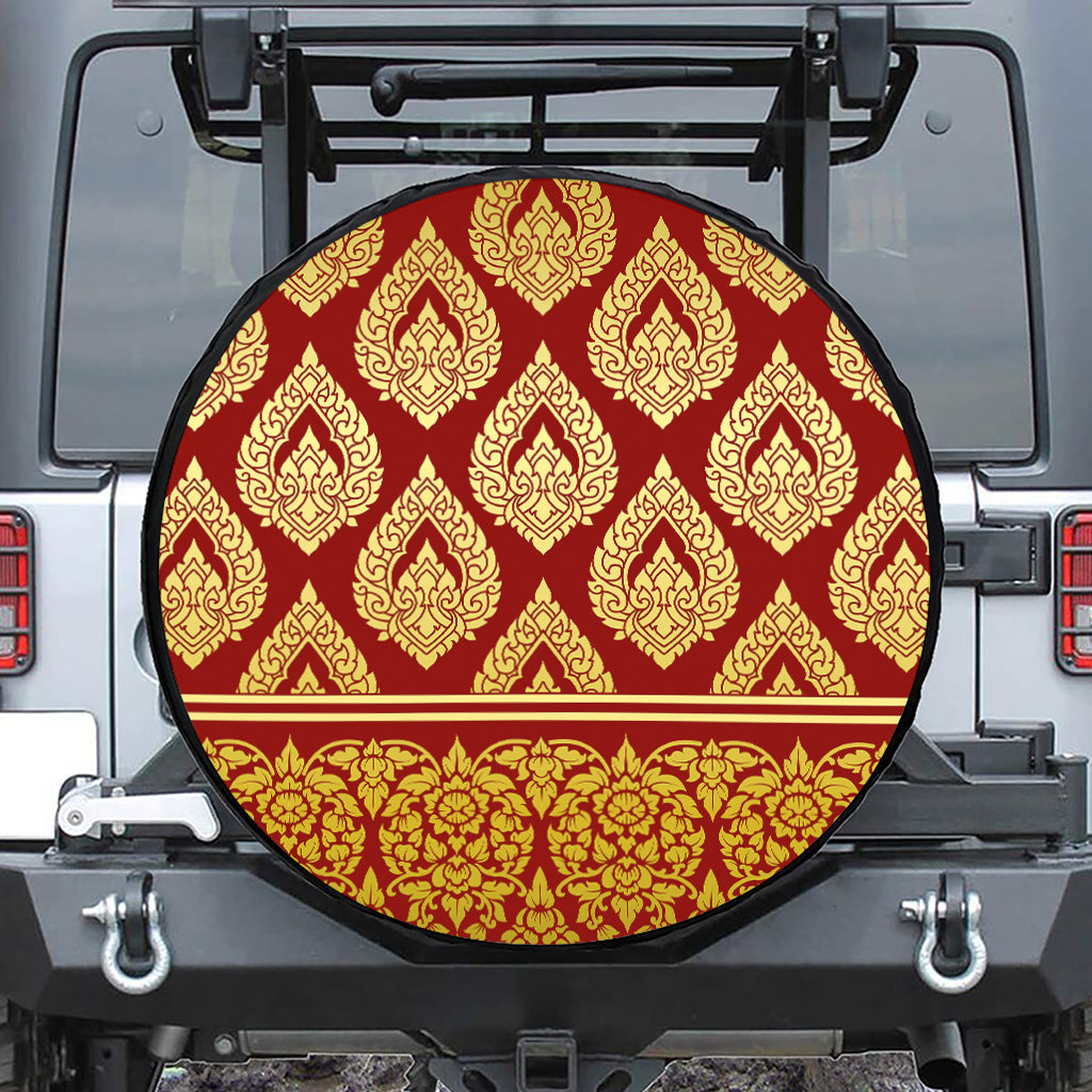 Traditional Thai Pattern Print Tire Cover