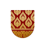 Traditional Thai Pattern Print Toilet Lid Cover