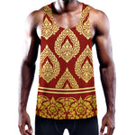Traditional Thai Pattern Print Training Tank Top