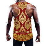 Traditional Thai Pattern Print Training Tank Top
