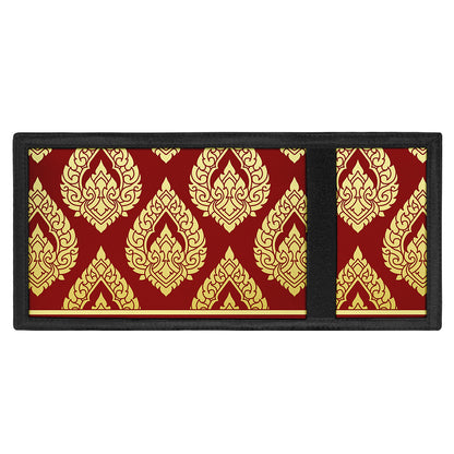 Traditional Thai Pattern Print Trifold Wallet