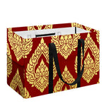 Traditional Thai Pattern Print Utility Tote Bag