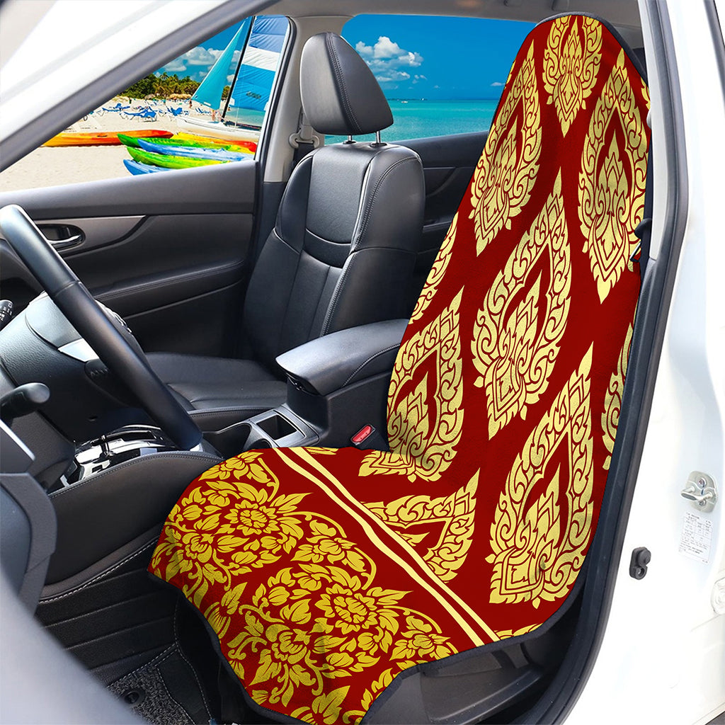 Traditional Thai Pattern Print Waterproof Car Seat Cover