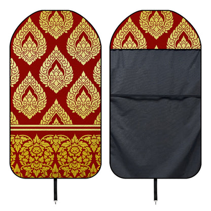 Traditional Thai Pattern Print Waterproof Car Seat Cover