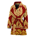Traditional Thai Pattern Print Women's Bathrobe