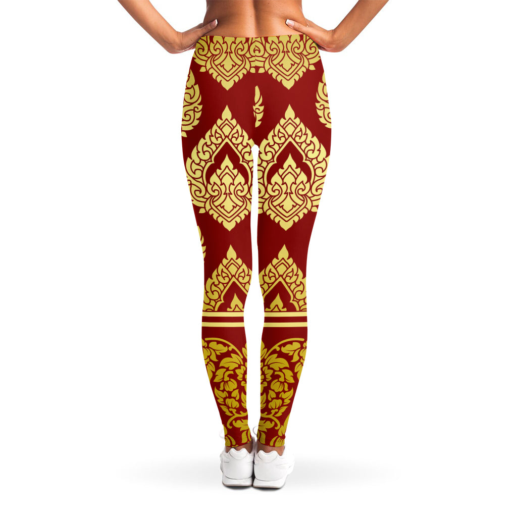 Traditional Thai Pattern Print Women's Leggings