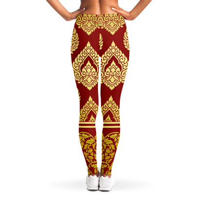 Traditional Thai Pattern Print Women's Leggings