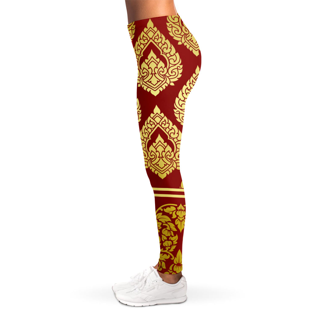 Traditional Thai Pattern Print Women's Leggings