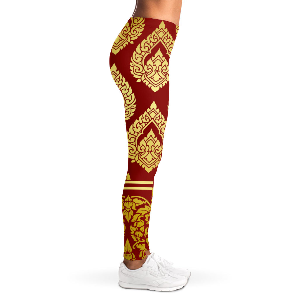 Traditional Thai Pattern Print Women's Leggings