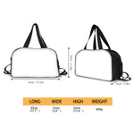 Lunar Phase Cycle Print Travel Bag