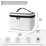 Yellow Duck Pattern Print Travel Makeup Bag