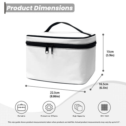Irish Saint Patrick's Day Tartan Print Travel Makeup Bag
