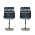 Tree Of Life And Howling Wolves Print Bar Stool Covers