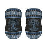Tree Of Life And Howling Wolves Print Bar Stool Covers