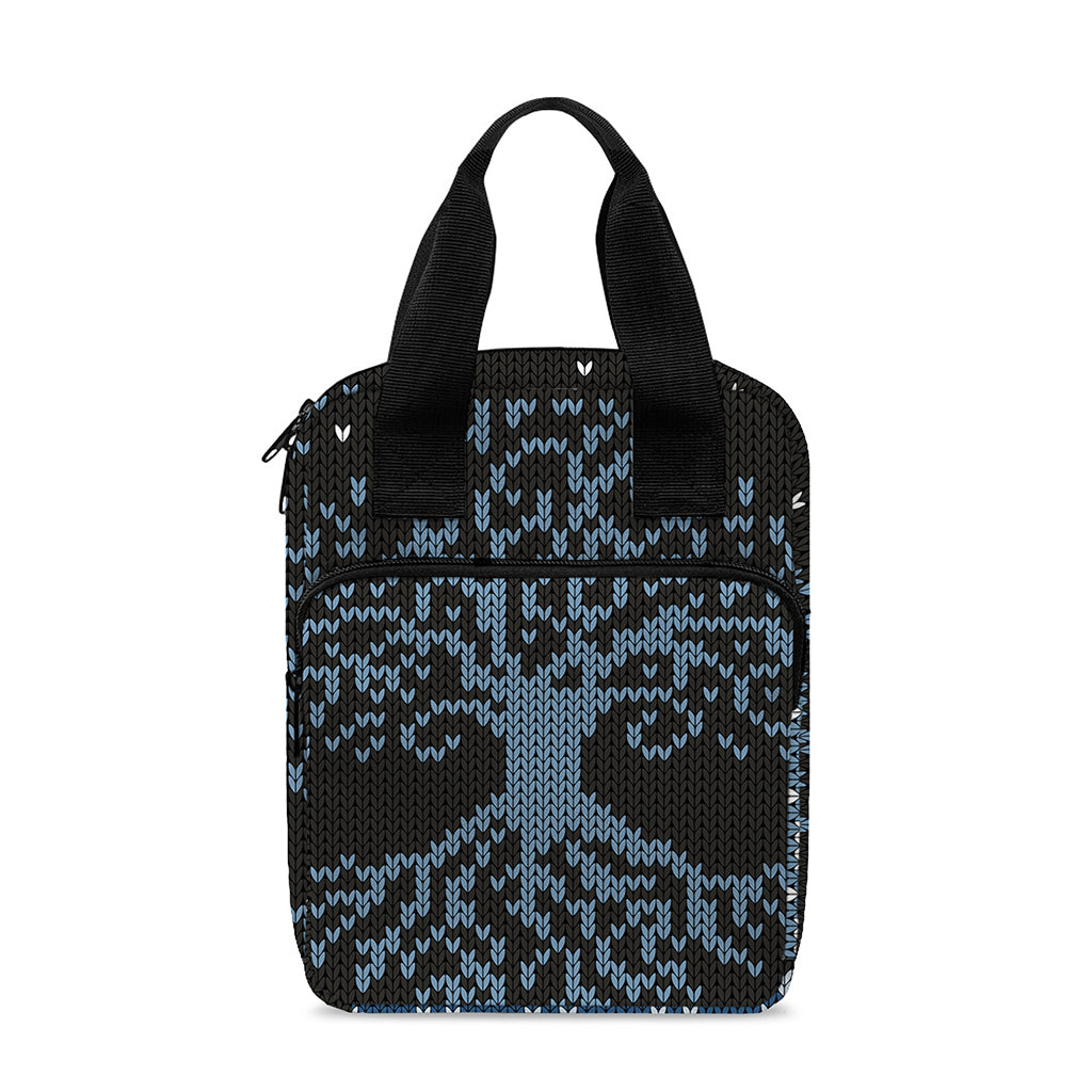 Tree Of Life And Howling Wolves Print Bible Tote Bag