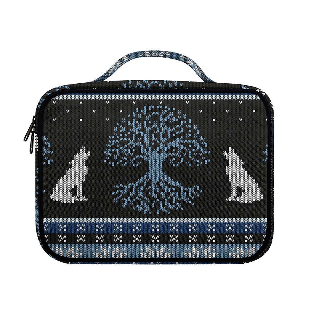 Tree Of Life And Howling Wolves Print Briefcase Bible Bag