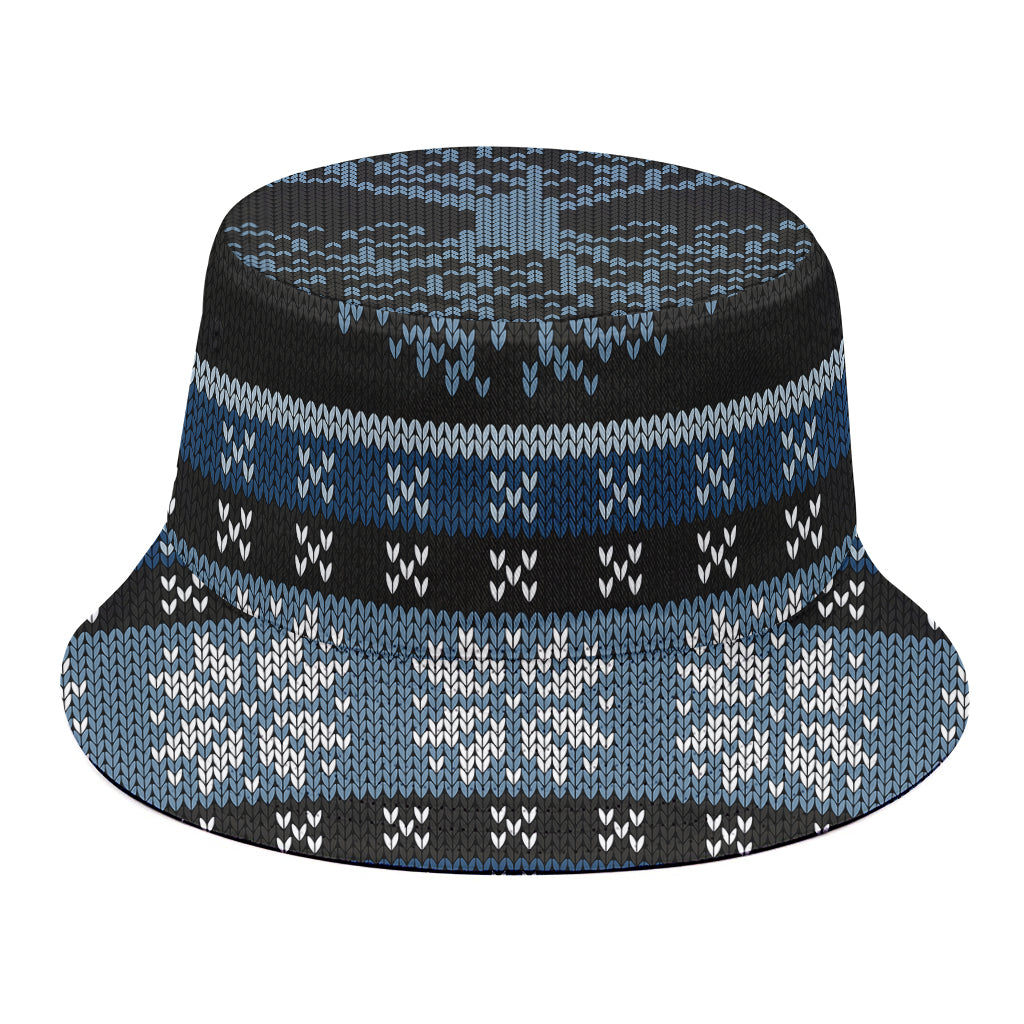 Tree Of Life And Howling Wolves Print Bucket Hat