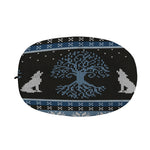 Tree Of Life And Howling Wolves Print Car Side Mirror Covers