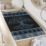 Tree Of Life And Howling Wolves Print Changing Pad Cover