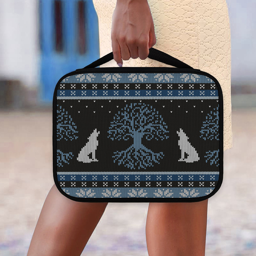 Tree Of Life And Howling Wolves Print Classic Bible Case