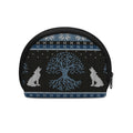 Tree Of Life And Howling Wolves Print Coin Purse
