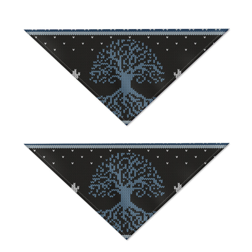 Tree Of Life And Howling Wolves Print Dog Bandana