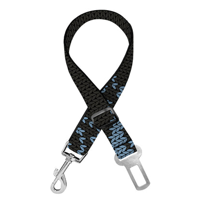 Tree Of Life And Howling Wolves Print Dog Seat Belt