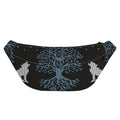 Tree Of Life And Howling Wolves Print Fanny Pack