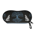 Tree Of Life And Howling Wolves Print Glasses Case