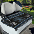 Tree Of Life And Howling Wolves Print Golf Cart Seat Cover