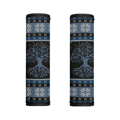 Tree Of Life And Howling Wolves Print Handle Covers