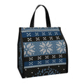 Tree Of Life And Howling Wolves Print Insulated Lunch Tote