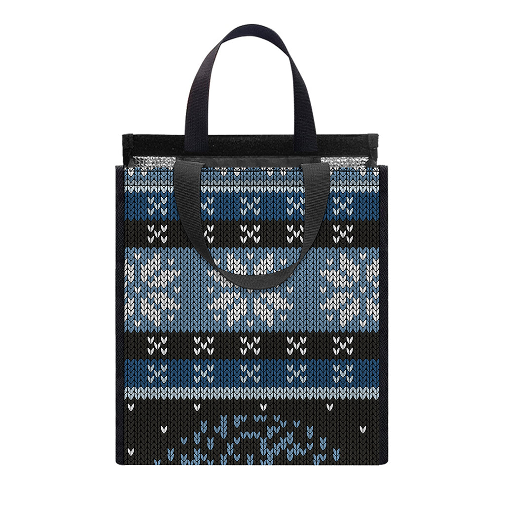 Tree Of Life And Howling Wolves Print Insulated Lunch Tote