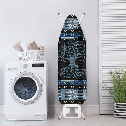 Tree Of Life And Howling Wolves Print Ironing Board Cover