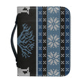 Tree Of Life And Howling Wolves Print Leather Bible Cover