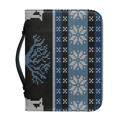 Tree Of Life And Howling Wolves Print Leather Bible Cover